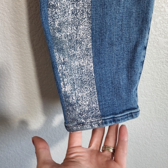 7 FOR ALL MANKIND 7FAMK The High Waist ankle skinny jeans Sparkle Edition 29 - Picture 10 of 15
